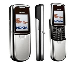 Nokia 8800 Cellulari originali Tastiera inglese/russa GSM Radio FM Bluetooth Cellulare ricondizionato Oro Argento Nero