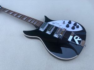 Rick Black 360 3 Pick-up Elektro Gitar 6 Dizeler Enstrüman Gülağacı Klavye Temizle