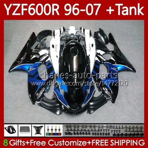 Кузов для Yamaha YZF600R ThunderCat YZF-600R YZF600 R CC 600R 86NO.36 YZF600-R 1996 1997 1998 1999 2000 2001 600CC 2002 2003 2004 2005 2006 2007 Casuring Blue Black Blk
