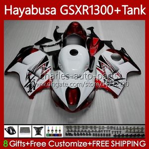 1300cc Hayabusa para Suzuki GSX-R1300 GSXR-1300 GSXR 1300 CC 74No.31 GSXR1300 1996 1997 1998 1999 2000 2001 GSX R1300 2002 2003 2004 2005 2006 2007 Fairing Red White