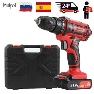 Electric Drill Cordless Rotary Tool 12V 16.8V 21V Rechargeable Battery Power Tools Home Professional Mini Screwdriver 201225