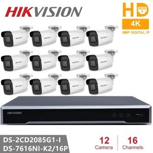 Camera Hikvision Hikvision Kits de Vigilância CCTV câmera de 8MP IP com Darkfighter H.265 Segurança