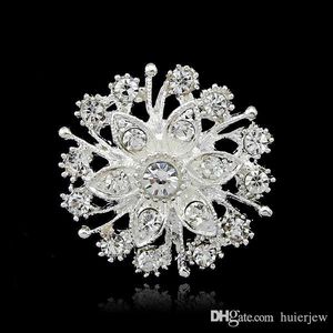 Noel Broş Moda Takı Broş iğneler Toptan Kristal Diamante Partisi Güzel Broş iğneler