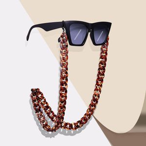 Fashion Acrylic Glasses Chain Reading Glasses Cord Hanging Neck Chains Straps Rope Resin Sunglasses Largands Strap Accessary H jllVVr