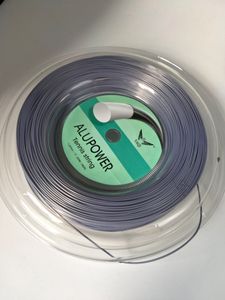 Corda de tênis de luxo Alu Power 1.25mm Fibra de bobina resistente para lutar alta libra badminton corda melhor preço de treinamento de poliéster