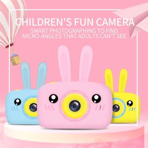 Çocuk Kamera Oyuncak Bebek Sevimli Kamera Şarj Edilebilir Dijital Kamera Mini Ekran Bebek Çocuk Eğitici Oyuncaklar Açık Oyunları Oyuncaklar LJ201105