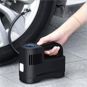 Car Tire Inflator Air Compressor Auto Tire Pump DC 12V Digital Screen Auto Air Pump Portable with LED Light Universal