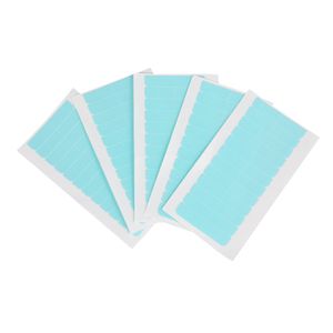 5 Sheets 60pcs Hair Tape Adhesive Glue 4cm*0.8cm Double Side Tape Waterproof For Lace Wig Hair Extension Tool W6688