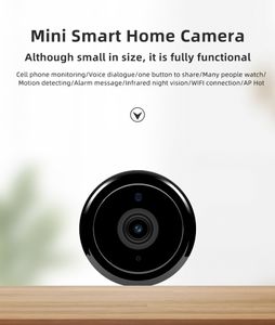 FreeShipping IP Câmera 1080P Mini Wireless WiFi Câmera de segurança Home Night Vision IR Detecção de movimento P2P CCTV Baby Monitor Surveillance