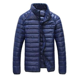 Herrenjacken Herbst Winterjacke Männer Ultraleichte tragbare Parkas Mantel Lässige warme winddichte männliche Oberbekleidung 5XL 6XL