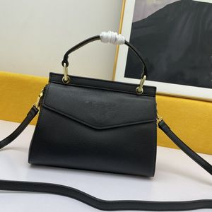 En Lüks Tasarımcı Bayanlar Omuz Çantası Çanta 27 * 10 * 19 cm Deri Siyah Bordo Büyük Kapasiteli Çanta Moda Marka Orta Messenger Evrak Çantası