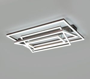 Lampada da soffitto moderna a LED per corridoio per bagno, soggiorno, rettangolo, illuminazione quadrata, apparecchi decorativi per la casa