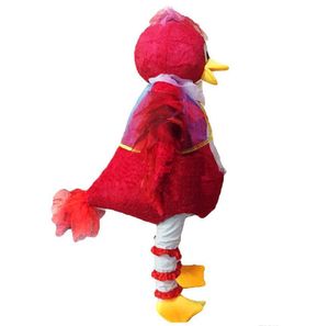 2019 Завод прямых продаж Red Bird Mascot костюмы костюмированный Real фото Бесплатная доставка