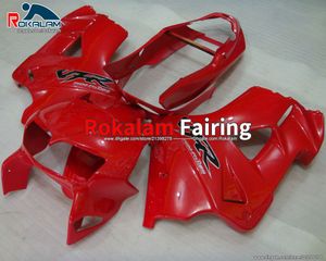 Honda VFR800 Için ABS Sportbike Fairing Set Fit VFR 800 1998 1999 2000 2001 Kırmızı Aftermarket Motosiklet Kurayları