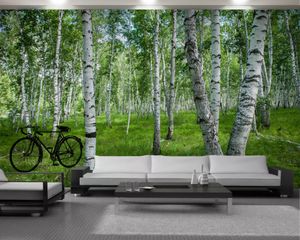 Зеленый лес 3d пейзаж обои 3d обои для гостиной пользовательские фото 3d обои спальня