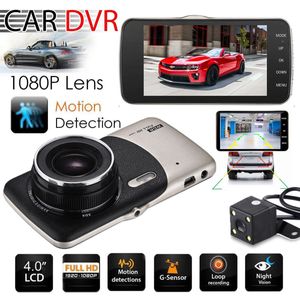 Новый двойной объектив камеры HD автомобиль DVR Dash Cam видео рекордер G-Sensor ночное видение 3 года гарантия 24H Discatch 30-дневные деньги обратно новое прибытие