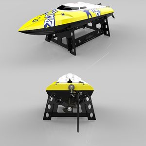 Бесщеточный RC гоночный лодка 20 км / ч высокоскоростной электронный пульт дистанционного управления игрушками для детей подарки #c