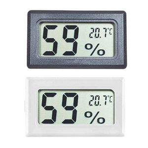 FY-11 Mini Digital LCD Environment Thermometer Hygrometer Black White Humidity Temperature Meter In Room Refrigerator Icebox BH4157 TYJ