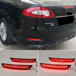 Ford Mondeo Sedan için 2 adet 2007 2008 2009 2010 LED Arka Tampon Reflektör Işık Kuyruk Fren Işık Sis Lambası