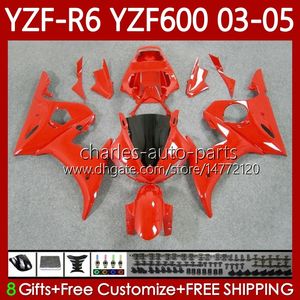 YAMAHA YZF-R6 YZF R 6 600 CC YZF-600 03-05 ÇOCUKLARI 95NO.38 YZF R6 600CC COUNTLING YZFR6 03 04 05 YZF600 2003 2004 2005 OEM PERSERING SICK Hafif Kırmızı Blk