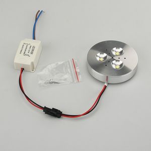 LED Kabine Işık Puck Ampul 3 W Süper Parlak Yüzey Gömme 30Watt Eşdeğeri 110 V-240 V Mutfak Dolap Koridor Tezgahı Aydınlatma