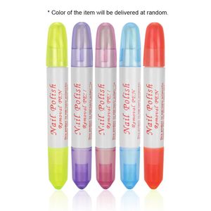 5 PCS Set Oje Kafaları ile Oje Cilası Çıkarma Kalemleri Pamuk Kafaları Profesyonel Manikür Düzeltici Kalem Diy Pens Tırnaklar Sanat Temizleyici Hata Aracı