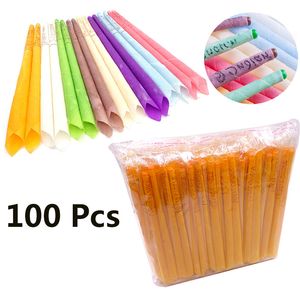 100-Pack Aromatherapy Ear Wax Removal Candles, Beeswax Hollow Cones for Ear Health & Hygiene