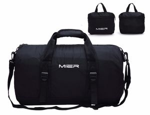 Складная маленькая сумка Mier легкий для путешествий, ночь, выходник, 20 дюймов (черный) Q0705