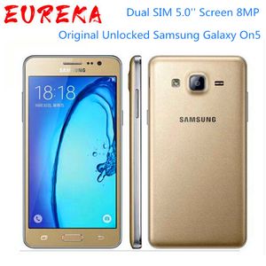 Разблокированный Samsung Galaxy On5 G5500 4G LTE Android Мобильный телефон Dual SIM 5.0 '' экран 8mp Quad Core