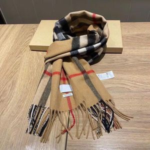 2021 Neues Top-Designer-Schal für Damen und Herren, Modemarke, 100 % Kaschmir-Schal für den Winter, lange Wraps für Damen und Herren, Größe 180 x 30 cm, Weihnachtsgeschenk