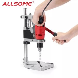 ALLSOME Кронштейн для электродрели 400 мм Держатель для сверления Grinder Rack Stand Clamp Bench Press Stand Clamp Grinder для деревообработки 201225