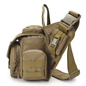 600D Militar Tactical Ombro Bag Men saco de câmera ao ar livre Pack de cintura de pesca escalada Camping Trekking Hunting Pack Multicolor 211224