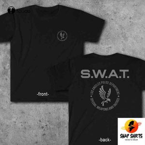 Yeni LAPD SWAT TV SERİSİ S.W.A.T. Inspired T Shirt Los Angeles Polis DEP G1222