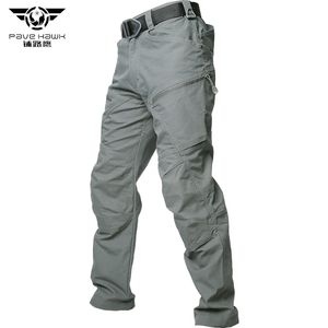 Stalker impermeável calças táticas masculino jogador casual homens cargas calças de algodão calças militares exército negro homem calça mulheres casuais lj201104