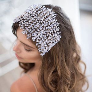 Luxury Crystal Bridal Tiara Wedding Hair Jewelry rose pink Golden Rhinestone Bridal Hair Accessories Wedding Headpieces