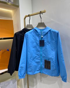 Primavera e autunno nuove giacche bifacciali firmate di marca giacca moda taglia USA highend spilla design mens giacca casual con cerniera di lusso