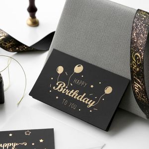 siyah bronzlaşma tebrik kartı teşekkür ederim doğum günün kutlu olsun seni seviyorum düğün davetiyeleri + zarf kartı tatil nimet kartı GWA2458