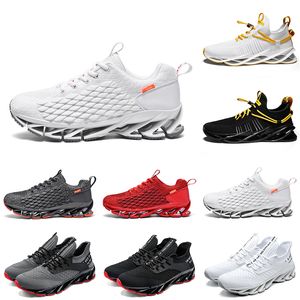 Marka olmayan Erkek Kadın Koşu Ayakkabıları Üçlü Siyah Beyaz Kırmızı Gri Erkek Eğitmenler Moda Açık Spor Sneakers Online Satış