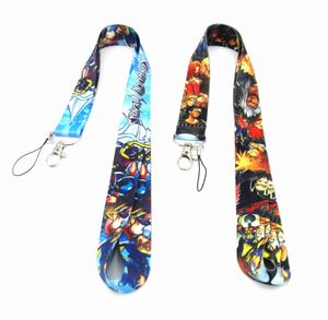 Ремни мобильного телефона Charms 2022 Новый горячий мультфильм Япония Kingdom Hearts Lanyard ID держатель значков клавиши клавиш мобильный телефон держатели шеи для автомобильной карты № 35