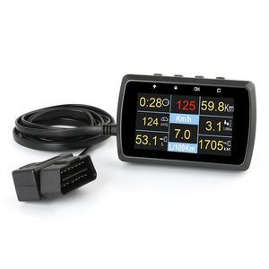 Araba OBD Tarama Araçları Akıllı Ölçer OBD2 Otomatik Tarayıcı Su Tempmetre Hız Ölçer Ölçer Ekran Sürüş Bilgisayar Alarm Alarm