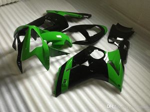 Kawasaki Ninja ZX 6R 600CC 03 04 ZX6R 636 2003 2004 Yeşil Parlak Siyah Periler Set ZX38 için Kalıp Kalıp Kiti