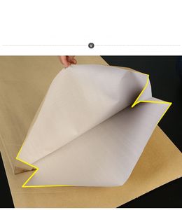 Ящики для хранения BINS Ламинированные белые композитные Крафт-бумага PE Пластиковая тканая сумка Смешка Змея Кожа Водонепроницаемый прилив Упаковка оптом