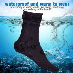 3mm Dalış Çorap Çizmeler Su Ayakkabı Anti Kayma Plaj Sıcak Wetsuit Ayakkabı Şnorkel Sörf Yüzmek Çorap Erkekler Kadınlar için Y1222