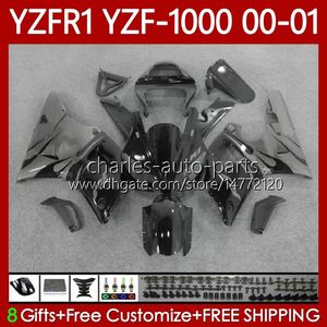 YAMAHA YZF-R1 YZF1000 YZF R1 1000 CC YZFR1 00 01 02 03 GRY Alevler Karoser 83No.94 YZF R1 1000CC 2000 2001 2002 2003 YZF-1000 00-03 Motosiklet Vücut Kiti