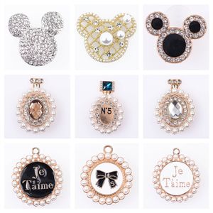 En stock Nouveaux styles Accessoires de conception de perles bijoux breloques strass avec accessoire de chaussure en métal de mariage en métal pour fille et femme adulte