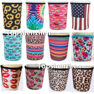 3 Size Reusable Iced Coffee Sleeve Insulator Cup Sleeve 30oz 20oz 16oz For Cold Drinks Beverages Neoprene Cup Holder Ideal For Dunkin Donuts
