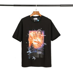 Yaz Erkek Tasarımcı Tees% 100 Cottom T Shirtler Günlük Tee Rahat Erkek Kadın Vetements Baskılar T-Shirts W1