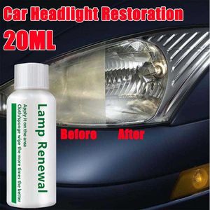 Novo Farol de carro 20ml Limpeza Reparação de Reforma Fluido Reforma Detergente Detergente Luz Limpador Refracia Removedor Reparo Líquido