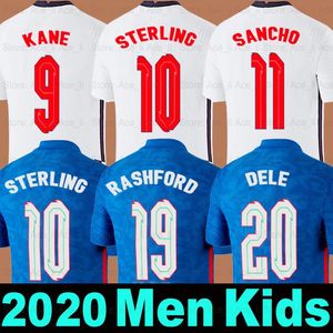 Nápoles 2021 Home and Away Jersey Football Kane Sterling Sancho Rashford Dele de Alta Qualidade Jersey Custom Number