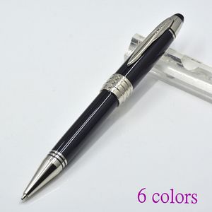 Klasik JFK Siyah / Beyaz Beyaz Kalem / Roller Top Kalem İş Ofis Kırtasiye Promosyon Yazma İş Hediyesi Mürekkep Pens
